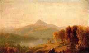 Sanford Robinson Gifford - A Sketch of Mount Chocorua
