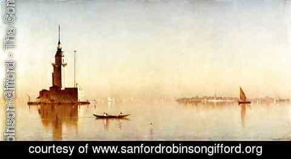 Sanford Robinson Gifford - Leander's Tower on the Bosphorus