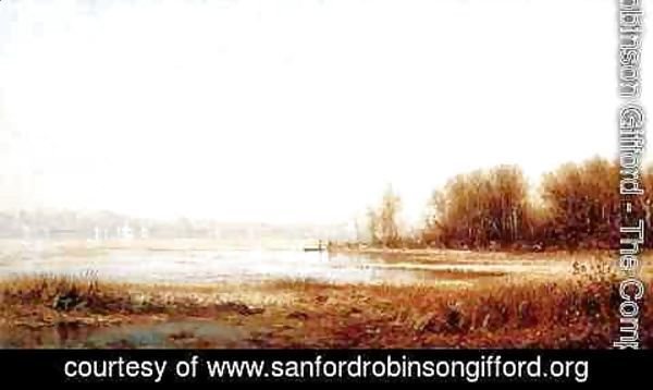 Sanford Robinson Gifford - The Marshes of the Hudson