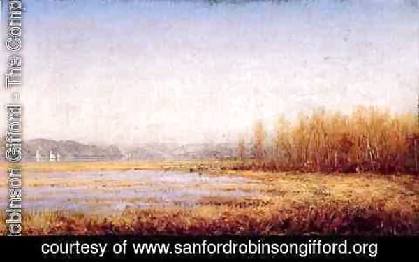 Sanford Robinson Gifford - Marshes of the Hudson