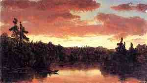 Sunset on Lake George