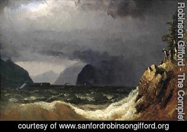 Sanford Robinson Gifford - Storm King of the Hudson