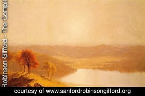 Sanford Robinson Gifford - A View from the Berkshire Hills, near Pittsfield, Massachusetts