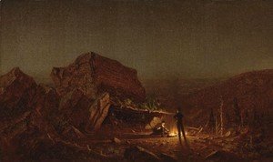 Sanford Robinson Gifford - Camping for the Night on Mansfield Mountain