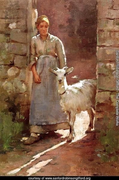 Girl with Goat 1886
