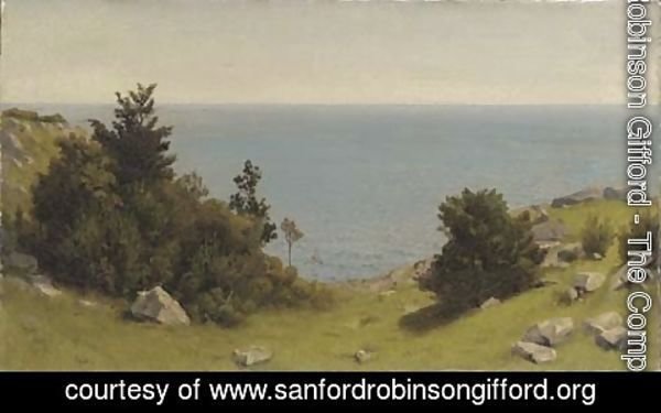 Sanford Robinson Gifford - A Sketch Near Manchester, Massachusetts