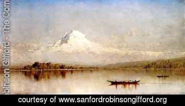 Sanford Robinson Gifford - Mount Rainier  Bay Of Tacoma
