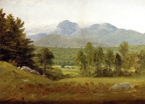 Sanford Robinson Gifford - Sketch Of Mount Chocorua  New Hampshire
