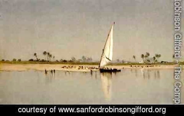 Sanford Robinson Gifford - A Sketch on the Nile