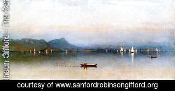 Sanford Robinson Gifford - Morning on the Hudson, Haverstraw Bay
