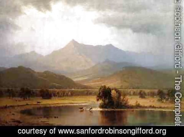 Sanford Robinson Gifford - A Passing Storm in the Adirondacks