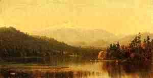 Sanford Robinson Gifford - Sunset in the White Mountains