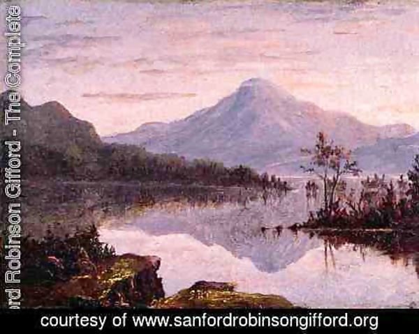 Sanford Robinson Gifford - Toung Mountain, Lake George