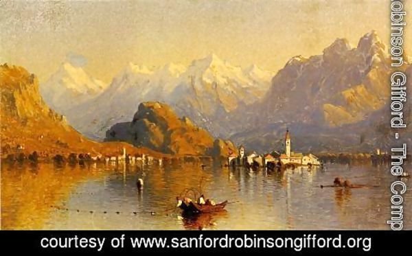 Sanford Robinson Gifford - Lake Maggiore