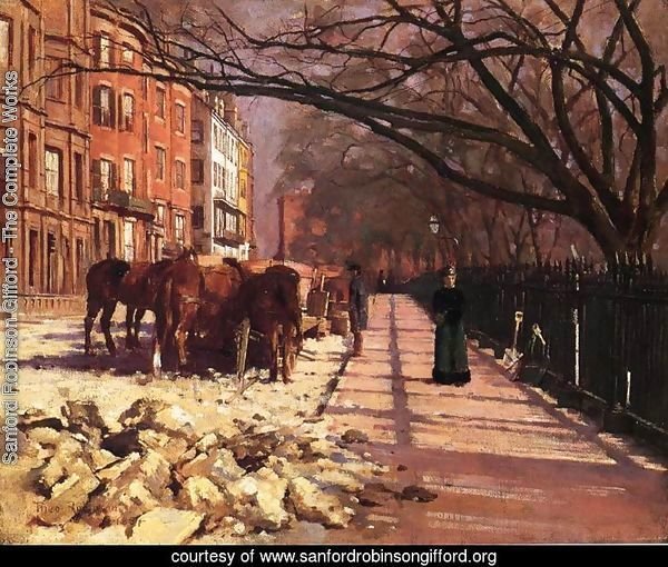Beacon Street Boston 1884