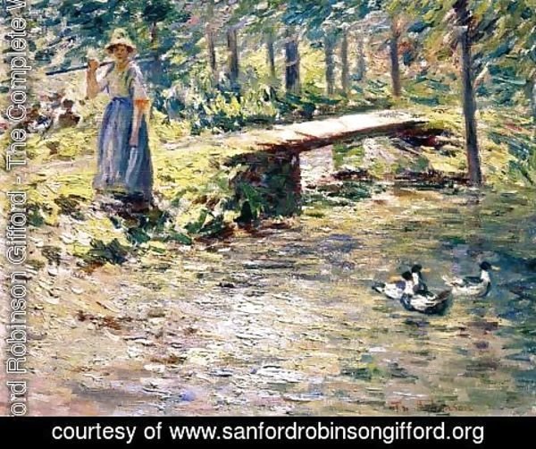 Sanford Robinson Gifford - By the Brook
