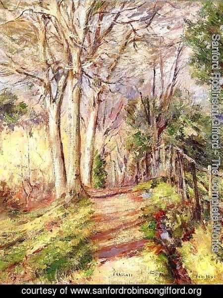 Sanford Robinson Gifford - Path in Frascati 1891