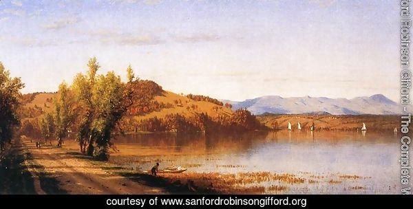 South Bay on the Hudson 1864