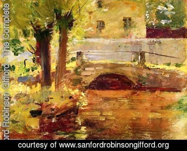 Sanford Robinson Gifford - The Bridge at Giverny 1891