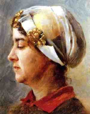 Woman with White Cap 1884