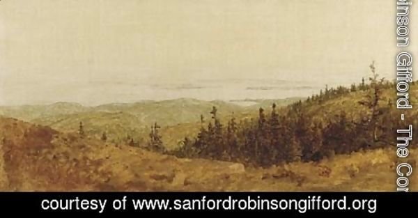Sanford Robinson Gifford - Looking Down From Sargent Mountain, Mt. Desert