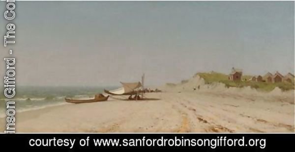 Sanford Robinson Gifford - Long Branch Beach 2