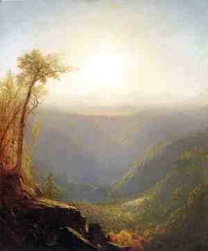 Sanford Robinson Gifford - A Gorge In The Mountains (Kauterskill Clove)