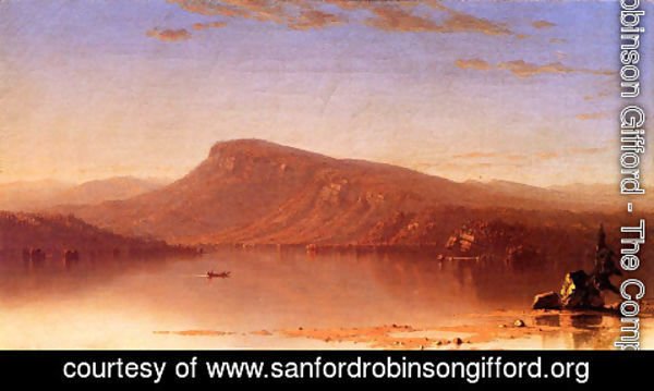 Sanford Robinson Gifford - In The Wilderness  Twilight