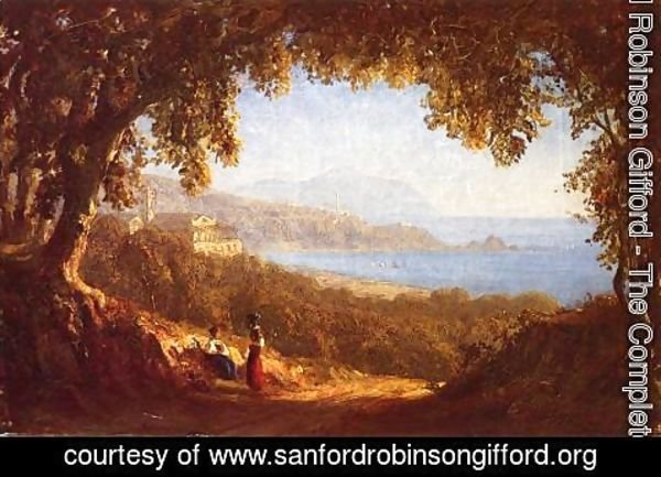 Sanford Robinson Gifford - La Riviera Di Ponente  Genoa