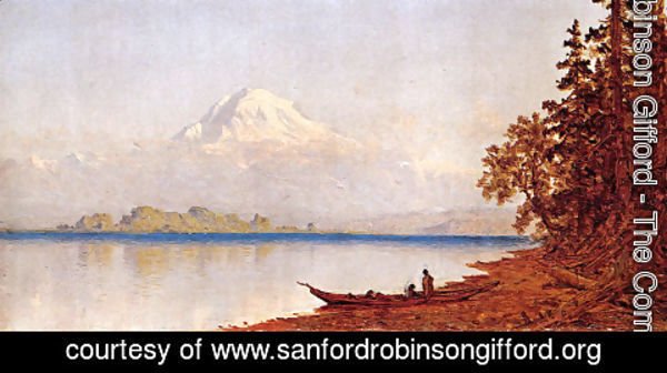 Sanford Robinson Gifford - Mount Ranier  Washington Territory